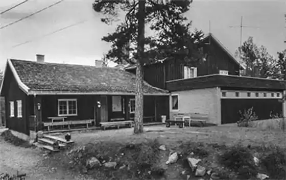 Historisk bilde av Dragsjøhytta